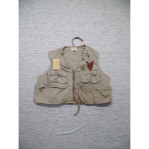 Vtg Abercrombie Fitch Safari Fishing Vest sz 42‎ 60s RARE Fly Fishing